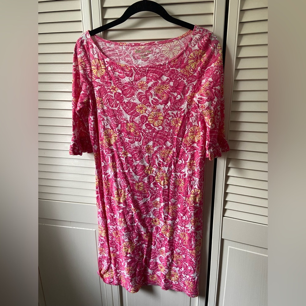 Lily Pulitzer Somerset Dress Resort White Chum